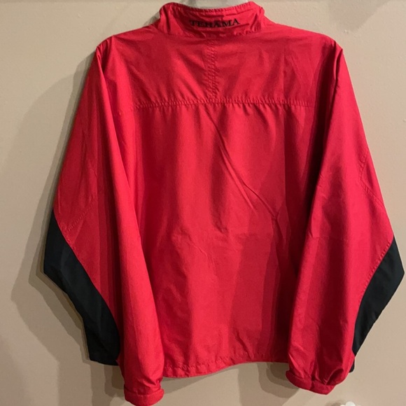 NWOT TEHAMA Men’s light weather jacket. Zip up! Red and black, size XXL/TTG - Picture 3 of 12